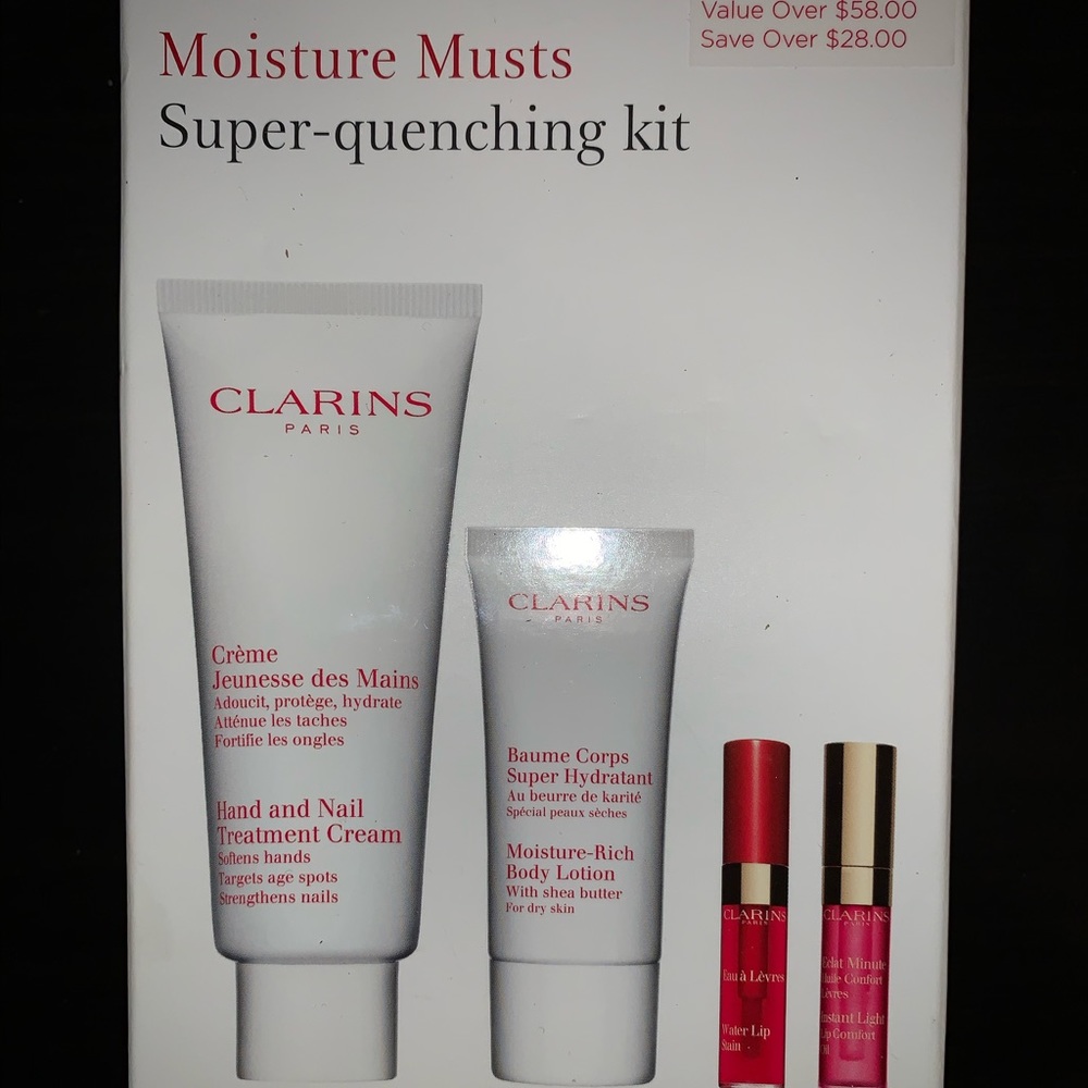 Clarins moisturizing kit